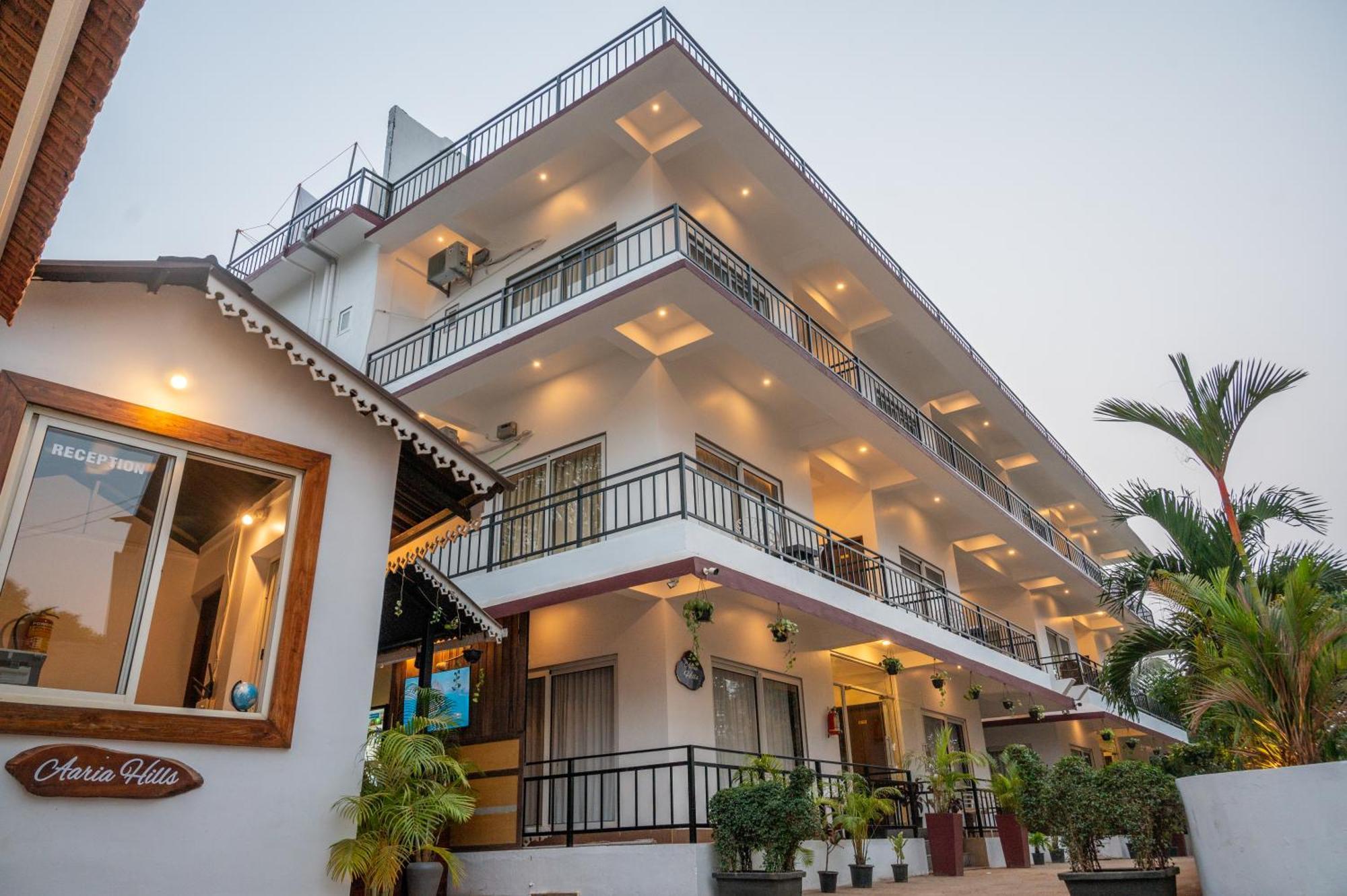 Aaria Hills Hotel Arambol Exterior foto